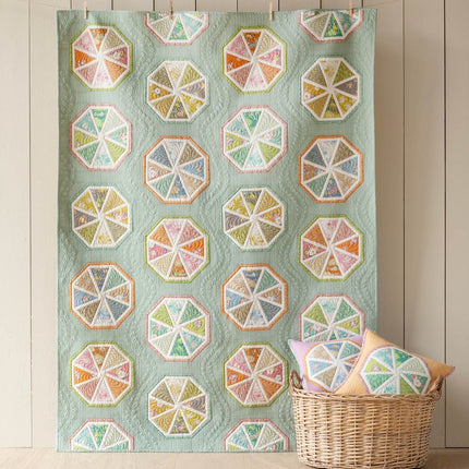 Tilda Sunday Brunch | Spiked Lemonade Quilt Kit | Sage | PRE ORDER FEBRUARY - 