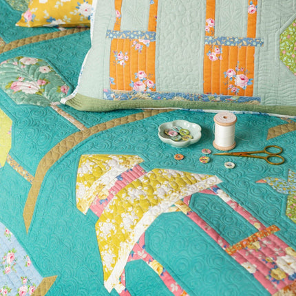 Tilda Sunday Brunch | Walk In The Park Pillow Kit | Prussian | PRE ORDER FEBRUARY - 