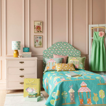 Tilda Sunday Brunch | Walk In The Park Quilt Kit | Aqua | PRE ORDER FEBRUARY - 