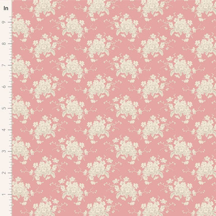 Tilda Sunday Brunch | White Flower | Pink | PRE ORDER FEBRUARY - TD100591
