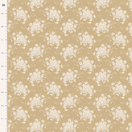 Tilda Sunday Brunch | White Flower | Sand | PRE ORDER FEBRUARY - TD100600
