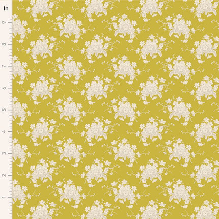 Tilda Sunday Brunch | White Flower | Yellow | PRE ORDER FEBRUARY - TD100590