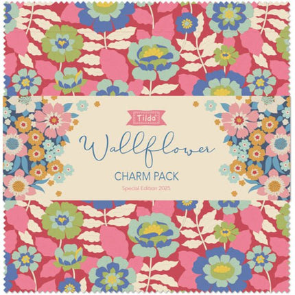 Tilda Wallflower Fabric | 5'' Charm Pack (40) PRE ORDER JUNE - TD300239