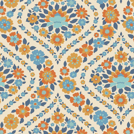 Tilda Wallflower | Fat Quarter Pack | Blue (5) PRE ORDER JUNE - TD300234