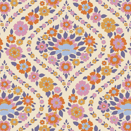 Tilda Wallflower | Fat Quarter Pack | Caramel / Thristle (5) PRE ORDER JUNE - TD300235