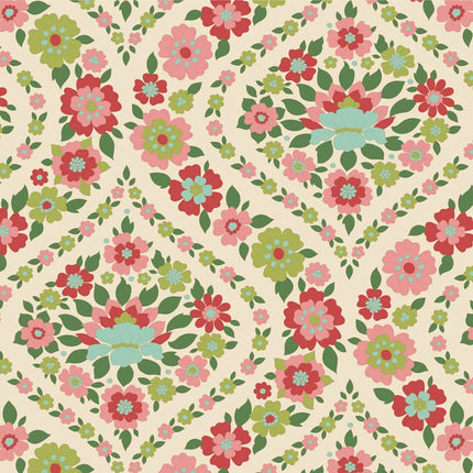Tilda Wallflower | Fat Quarter Pack | Green (5) PRE ORDER JUNE - TD300232