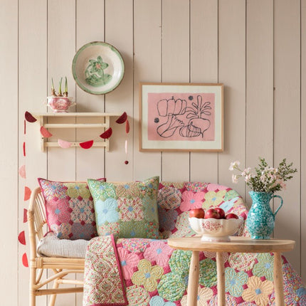 Tilda Wallflower | Wallflower Quilt Kit | Burgundy PRE ORDER JUNE - 
