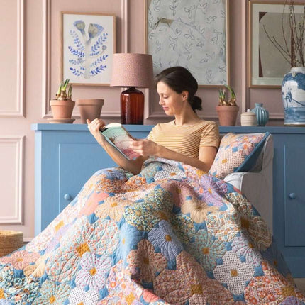 Tilda Wallflower | Wallflower Quilt Kit | Prussian PRE ORDER JUNE - 