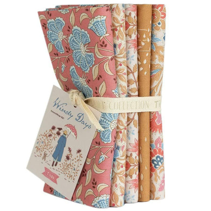 Tilda Windy Days - Fat Quarter Pack - Camel (5) -