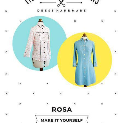 Tilly and the Buttons - Rosa shirt & shirt dress - TATBROSEA