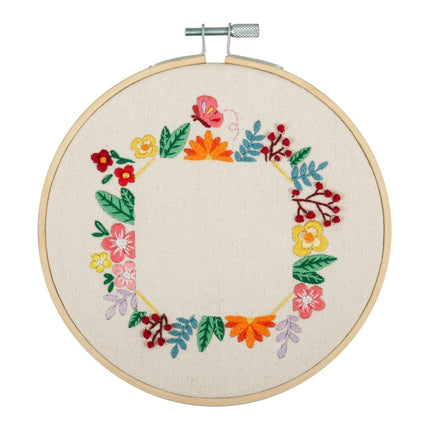 Trimits | Embroidery Kit | Floral Photo Frame - TCK076