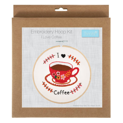 Trimits | Embroidery Kit | I Love Coffee - TCK058