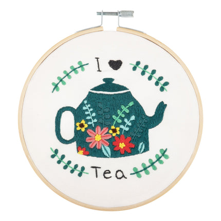 Trimits | Embroidery Kit | I Love Tea - TCK057