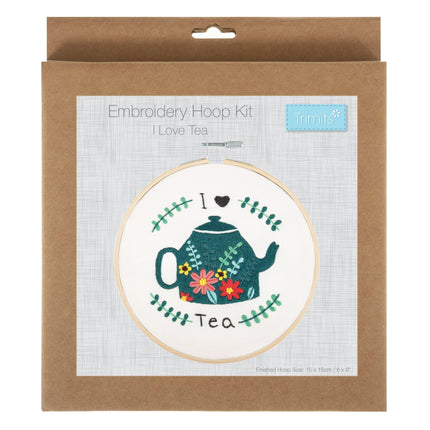 Trimits | Embroidery Kit | I Love Tea - TCK057