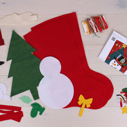 Trimits | Felt Stocking Kit | Christmas Snowman - GCK218