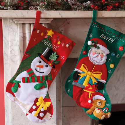 Trimits | Felt Stocking Kit | Christmas Snowman - GCK218