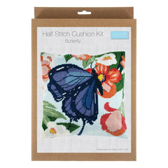 Trimits | Half Stitch Tapestry Kit | Cushion | Butterfly - GCS141