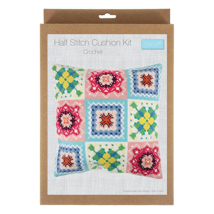 Trimits | Half Stitch Tapestry Kit | Cushion | Crochet - GCS160
