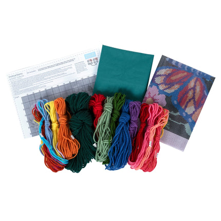 Trimits | Half Stitch Tapestry Kit | Cushion | Flutterby - GCS159