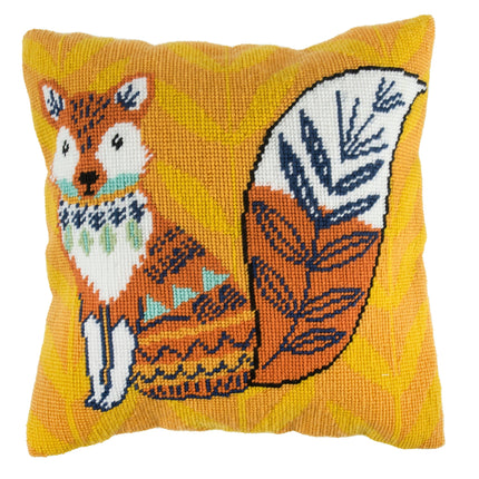 Trimits | Half Stitch Tapestry Kit | Cushion | Fox - GCS80