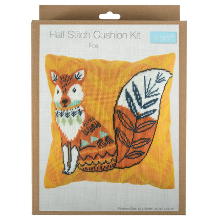Trimits | Half Stitch Tapestry Kit | Cushion | Fox - GCS80