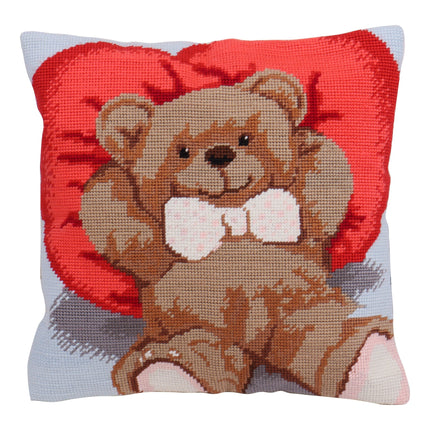 Trimits | Half Stitch Tapestry Kit | Cushion | Ted - GCS140