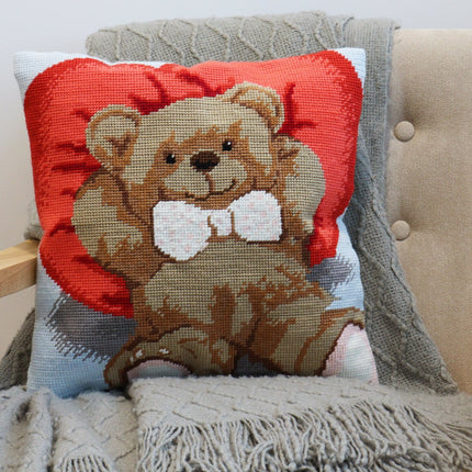 Trimits | Half Stitch Tapestry Kit | Cushion | Ted - GCS140