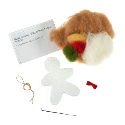 Trimits | Needle Felting Kit | Gingerbread Man - TCK037