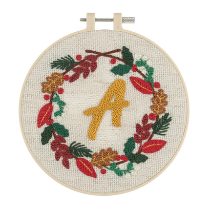 Trimits | Punch Needle Kit | Monogram Wreath - GCK128