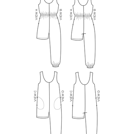 True Bias - Nova Jumpsuit 0-18 - Nova