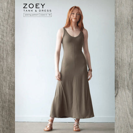 True Bias - Zoe Tank Vest Top & Dress (Size 14-32) -