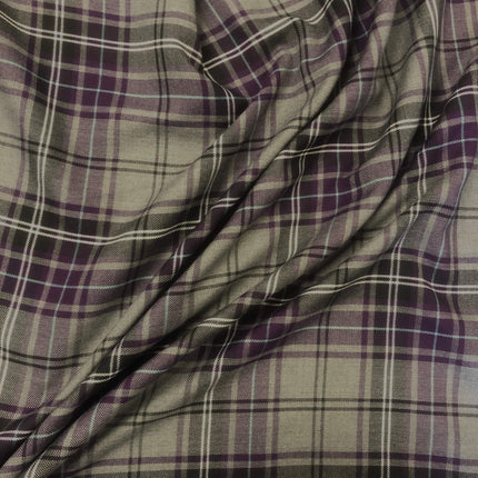 Viscose Twill Tartan - Hamilton - Des - 81