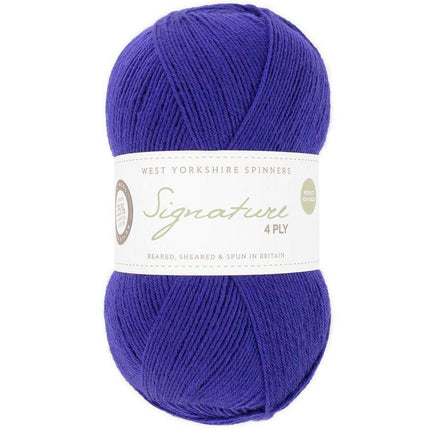 West Yorkshire Spinners | Signature 4ply | Cobalt -