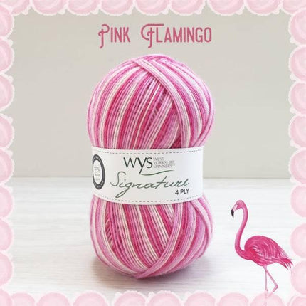 West Yorkshire Spinners | Signature 4ply | Pink Flamingo -