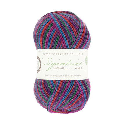 West Yorkshire Spinners | Signature 4ply | Vintage Tinsel Sparkle -