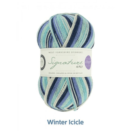 West Yorkshire Spinners | Signature 4ply | Winwick Mum | Winter Icicle -