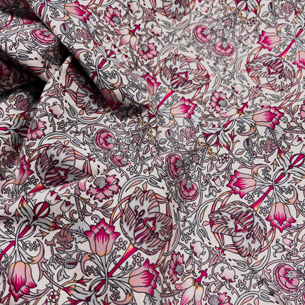William Morris | Cotton Lawn | Pink - Hollies Haberdashery UK