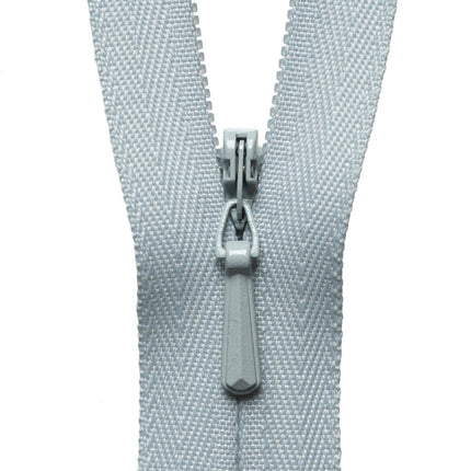 YKK Concealed / Invisible Zip - 23cm / 9'' - Pale Grey 574 - Y723\574