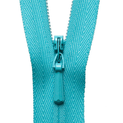 YKK Concealed / Invisible Zip - 23cm / 9'' - Sea Green 385 - Y723\385