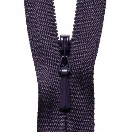 YKK Concealed / Invisible Zip - 41cm / 16'' - Blackberry 867 - Y741\867