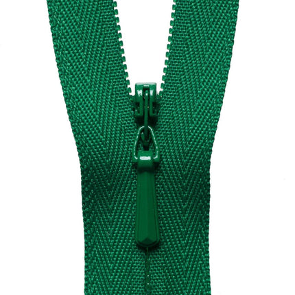 YKK Concealed / Invisible Zip - 41cm / 16'' - Bottle Green 876 - Y741\876