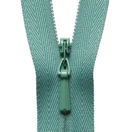YKK Concealed / Invisible Zip - 41cm / 16'' - Dark Mint 004 - Y741\004