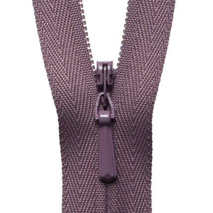 YKK Concealed / Invisible Zip - 41cm / 16'' - Grape 206 - Y741\206