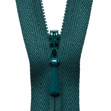 YKK Concealed / Invisible Zip - 41cm / 16'' - Hunter Green 530 - Y741\530