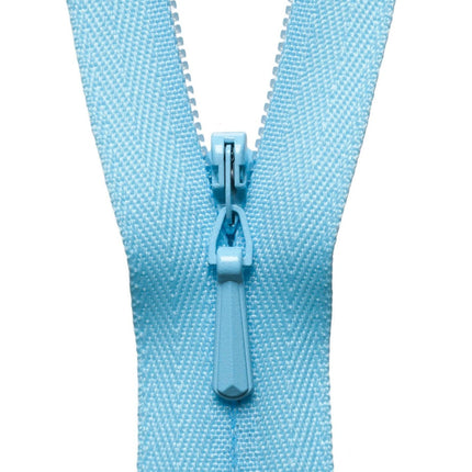 YKK Concealed / Invisible Zip - 41cm / 16'' - Light Blue 026 - Y741\026