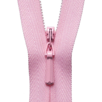YKK Concealed / Invisible Zip - 41cm / 16'' - Med Pink 513 - Y741\513