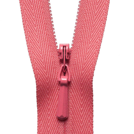 YKK Concealed / Invisible Zip - 56cm / 22'' - Coral Pink 338 - Y756\338