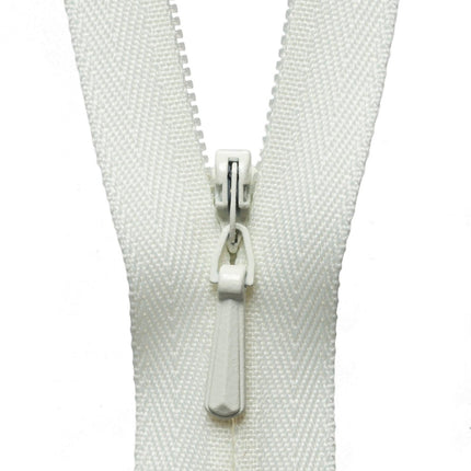 YKK Concealed / Invisible Zip - 56cm / 22'' - Cream 502 - Y756\502