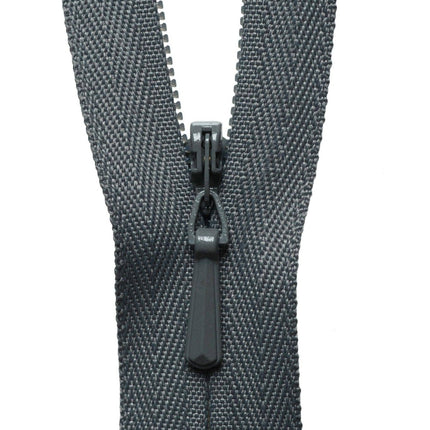 YKK Concealed / Invisible Zip - 56cm / 22'' - Elephant 275 - Y756\275