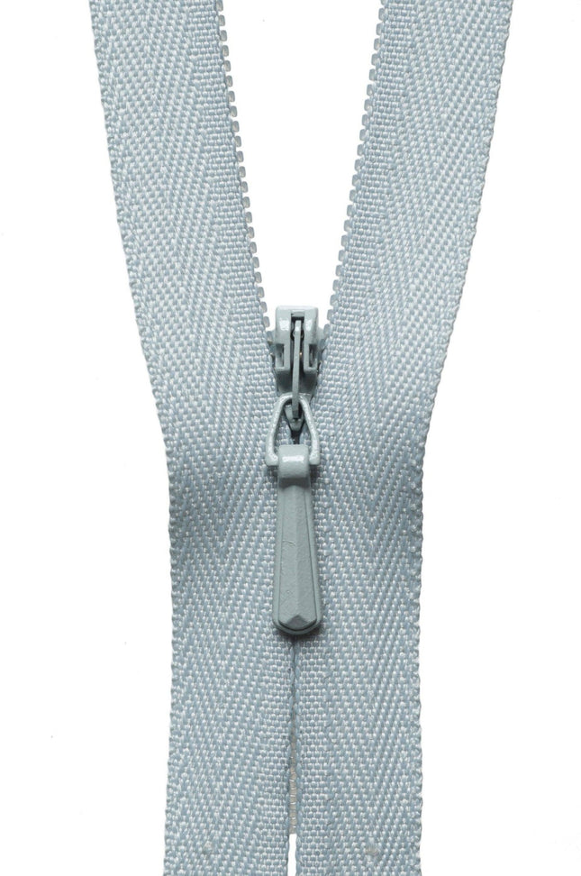 YKK Concealed / Invisible Zip - 56cm / 22'' - Pale Grey 574 - Y756\574